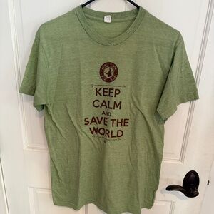 T-shirt from StarKid 2012 Apocalyptour "Keep Calm and Save the World"
